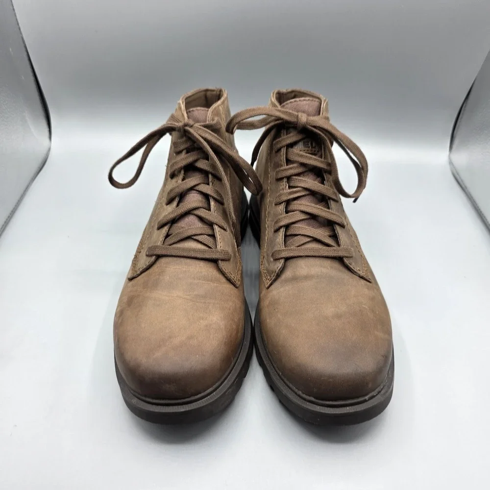 Sorel‎ Madson Chukka Boots Mens 8 Brown Leather Comfort Waterproof Lace Up